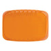 Rigid industries amber pro light cover for sr-m series with orange square plastic tray