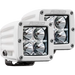 Pair of white LED lights for the Rigid Industries Marine Dually Flood lighting solution.