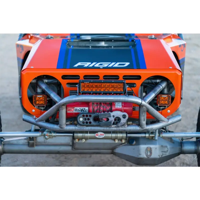 Rigid Industries Protective Polycarbonate Cover - Red and Blue ATV