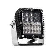 Close up of Rigid Industries Q Series Pro Hyperspot/Driving Combo light on white background.