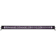Rigid Industries Radiance+ 50in. RGBW Light Bar with purple and black light on white background