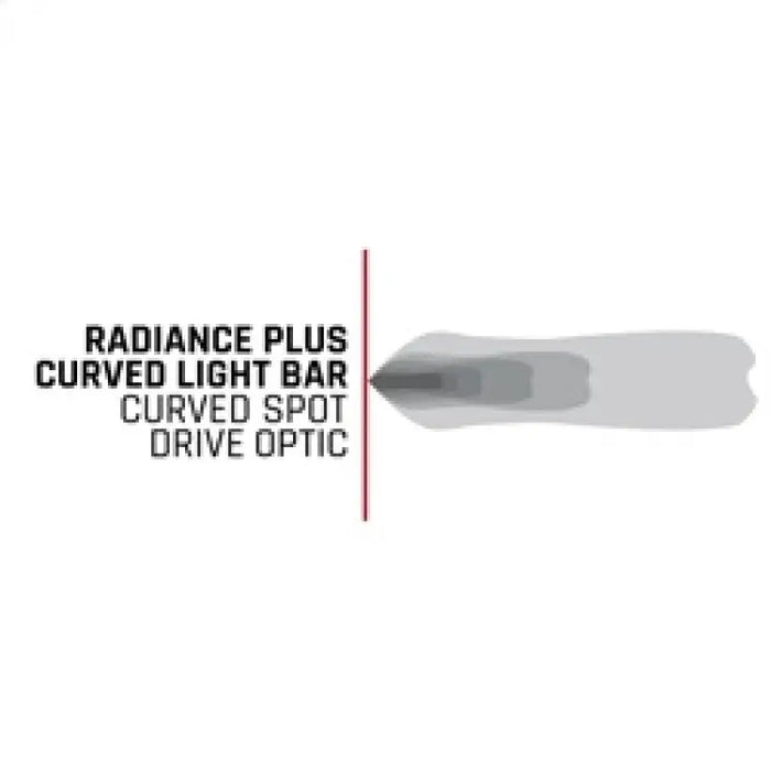 Radiance+ Curved 20in. RGBW Light Bar logo on white background