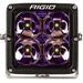 Rigid Industries Radiance+ Pod XL RGBW - Pair, Rigido LED Cube Light, 4 x 3 watt, purple