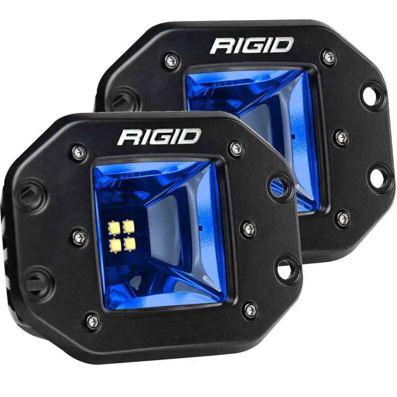 Pair of Radiance+ RGBW Flush Mount LED pods for rigid light application.