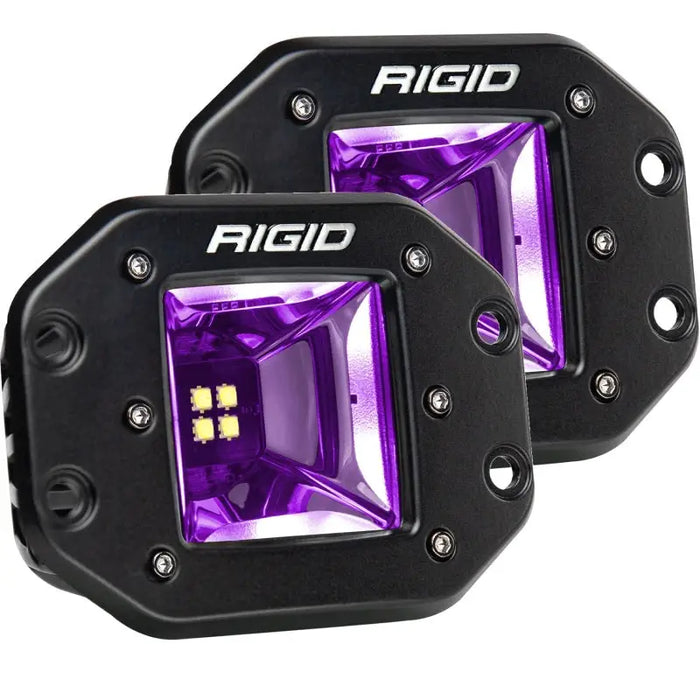 Rigid Industries Radiance+ Scene RGBW Flush Mount LED Pods - Pair