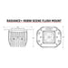 Rigid Industries Radiance+ Scene RGBW Flush Mount Pods - Pair