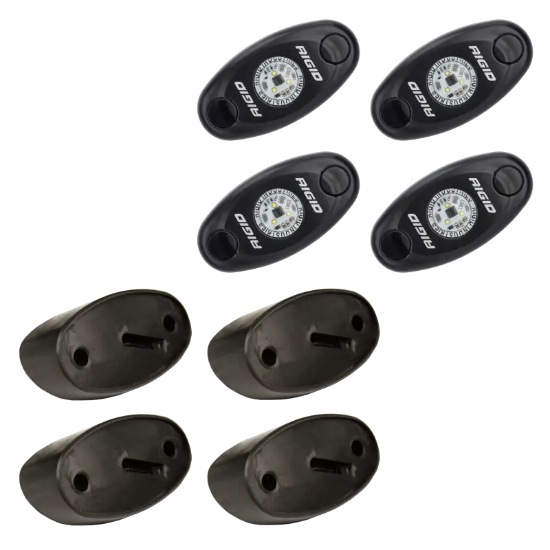 Rigid Industries Rock Light Kit with 4 red LED lights
