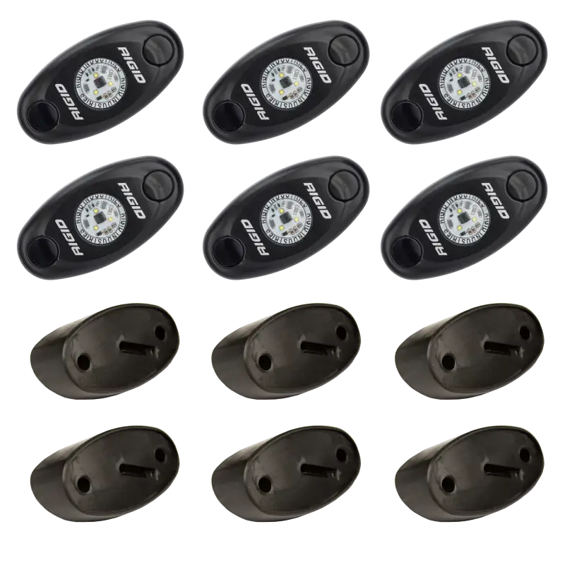 Rigid Industries Rock Light Kit - Red with 10 Pack LEDs for Car Lights
