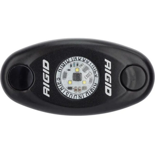 Rigid Industries A-Series Black LED Light with Cool White - Low Strength for Vehicle