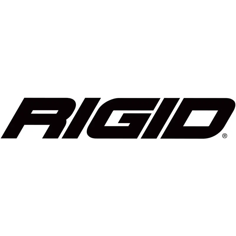 Rigid Industries A-Series Light - Black - Low Strength - Red vehicle light logo icon.