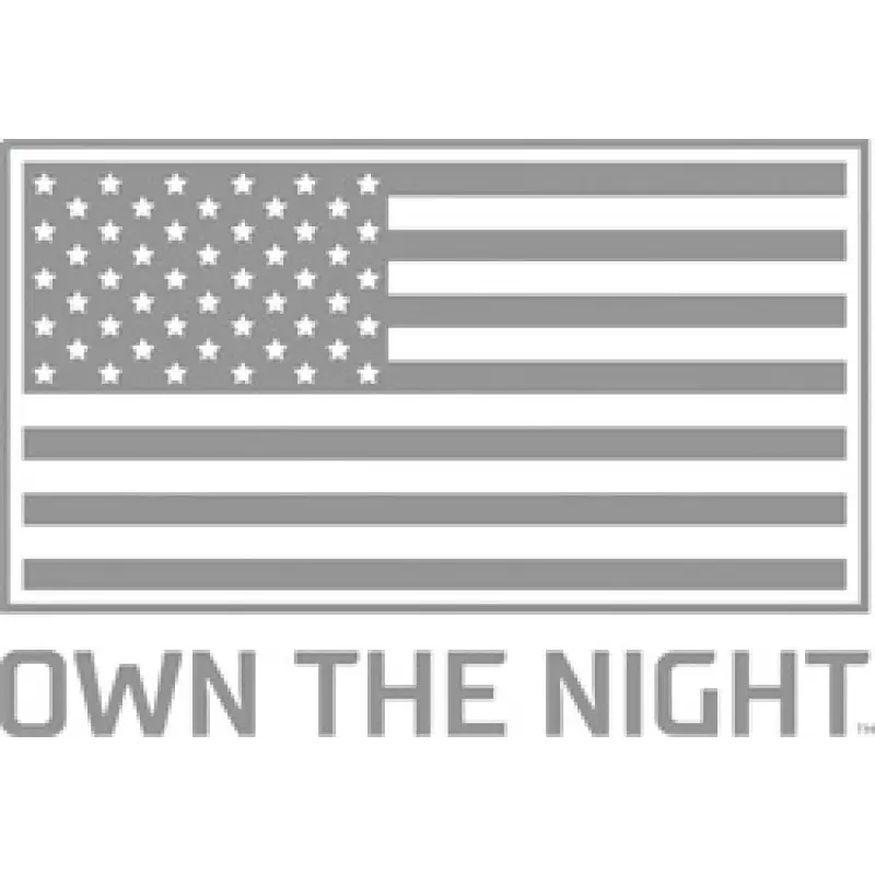American flag design A-Series Light for vehicles - black, low strength, red