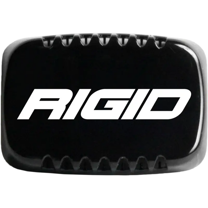 Black and white logo light cover for Jeep Wrangler - Rigid Industries SR-M