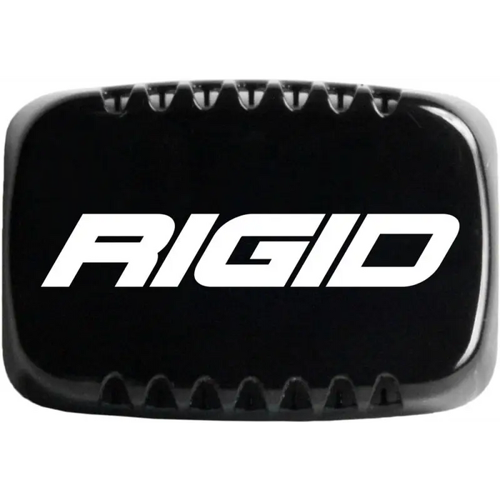 Rigid Industries SR-M Light Cover in black and white logo, white background