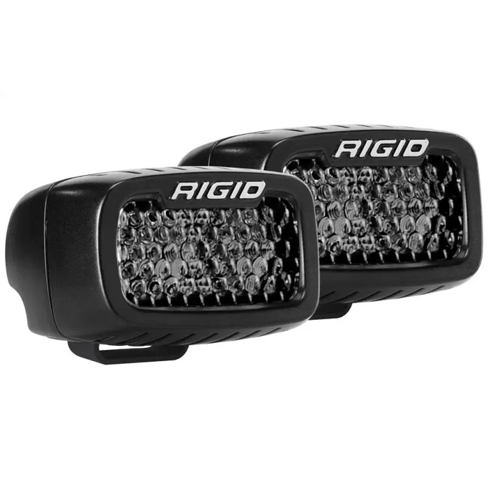 Rigid Industries LED Spot and Diffused Eye Leds for Harley - Midnight Edition Pair