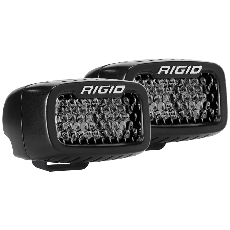 Rigid Industries SR-M Series PRO Midnight Edition LED Spotlights - Diffused Lens Technology