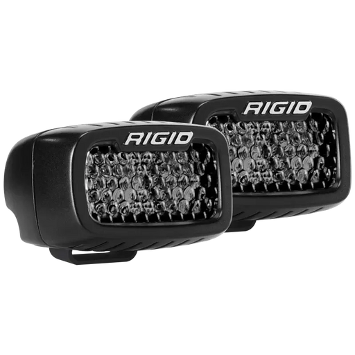 Rigid Industries SR-M Series PRO Midnight Edition LED Spotlights - Diffused Lens Technology