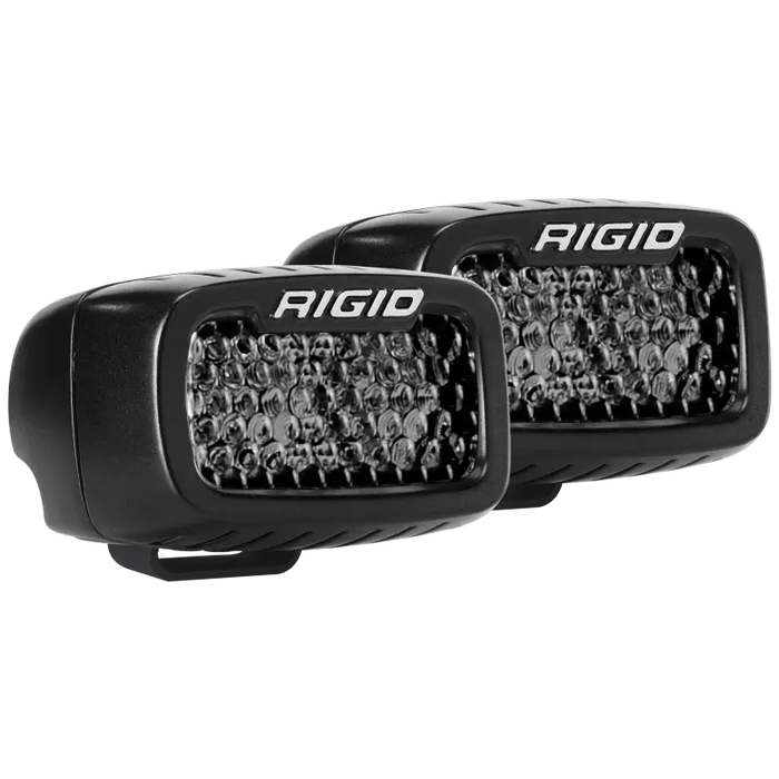 Rigid Industries SR-M Series PRO Midnight Edition LED Spotlights - Diffused Lens Technology