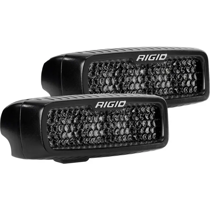 Rigid Industries black LED pair with diffused lens - Ford Midnight Edition