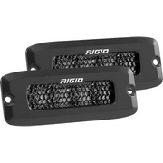 Pair of Rigido LED light bars for Jeeps - SR-Q Series PRO Midnight Edition with diffused lens