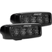 Pair of black LED lights for Ford - Rigid Industries SR-Q Series PRO Midnight Edition with Diffused Lens