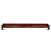 Rigid Industries SR-Series 20in. Spot w/ Amber PRO Lens - Red LED Light Bar