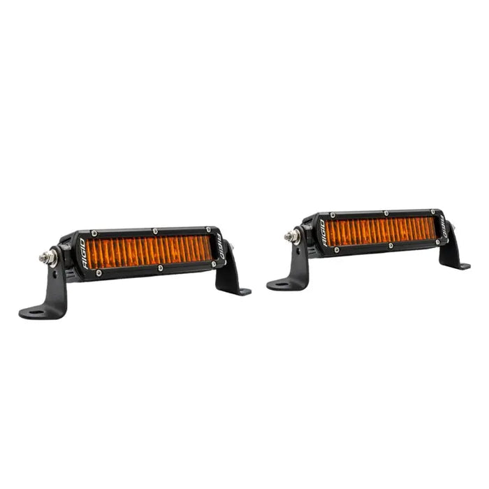 Rigid Industries SR-Series SAE 6in. W/ Amber PRO Lens LED Light Bars for Jeeps