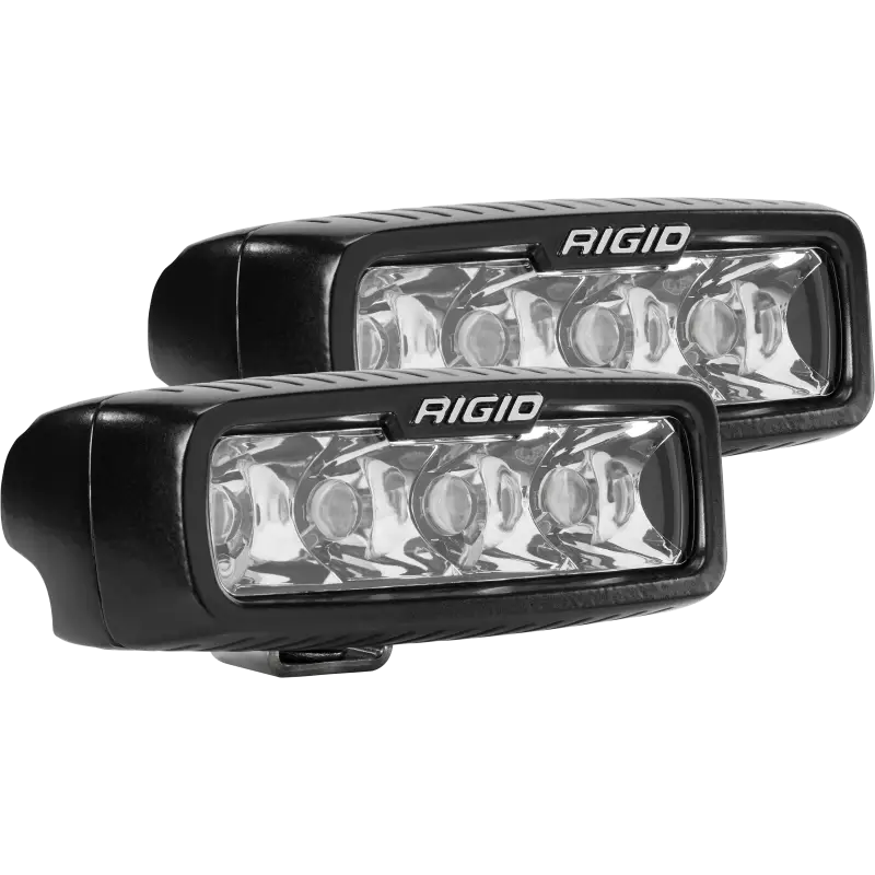 Pair of black LEDs for Ford F-series - Rigid Industries SRQ - Spot - White - Set of 2