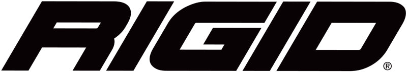 Rigid industries srq2 logo in black and white on white background