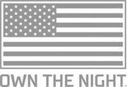 Rigid industries srq2 - driving white single pro lighting with american flag center display