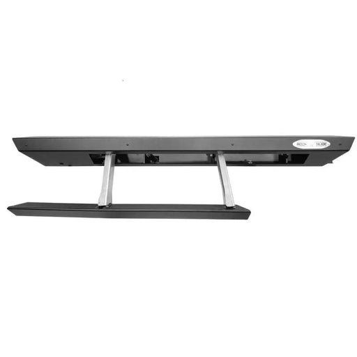 Black TV stand with white background - Rock Slide Step Sliders 3rd Gen