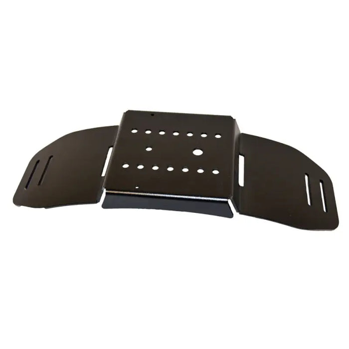 Black plastic tray with holes for the top in Rock Slide Any Tire Size Ez Rack Kit.