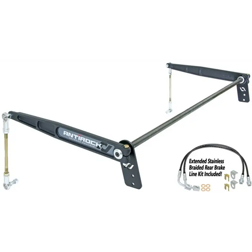 Metal pole with wires in RockJock JK 4D Antirock Sway Bar Kit for Jeep.