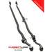 Front and rear sway bar arms for Toyota with drag link and tie rod.