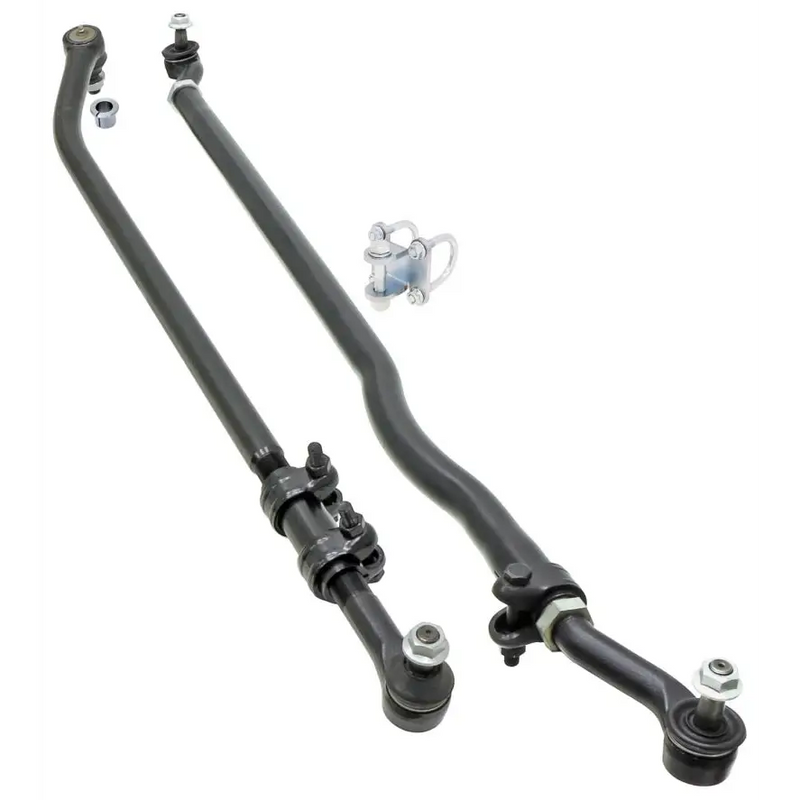 Front lower control arm assembly kit for Ford Mustang with RockJock JK Currectlync Steering Sys. W/Flipped Drag Link and Tie Rod