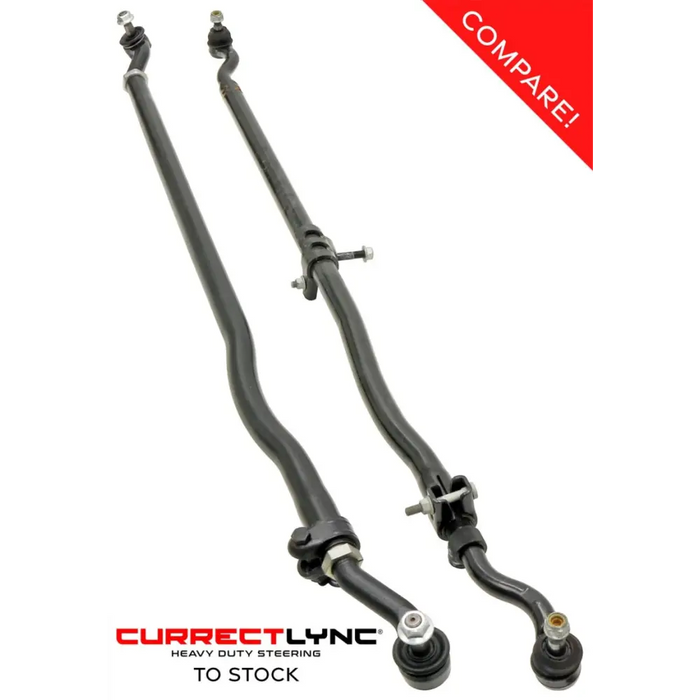 Front and rear sway bars for Toyota - RockJock JK Currectlync Tie Rod 1.65in Dia. Tube