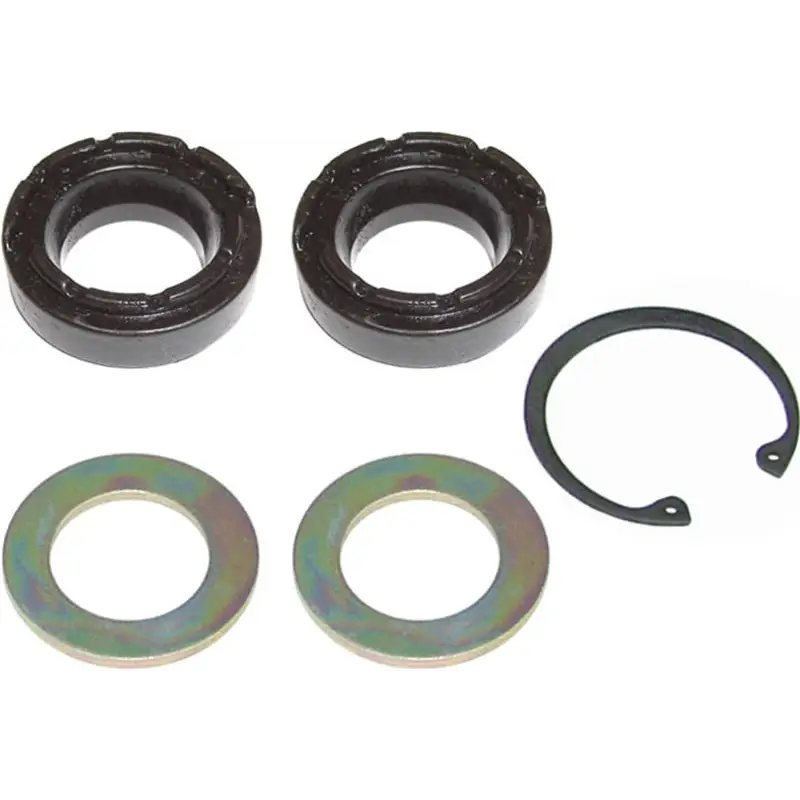 Black rubber washers and washer washers in Johnny Joint Rebuild Kit with snap ring.
