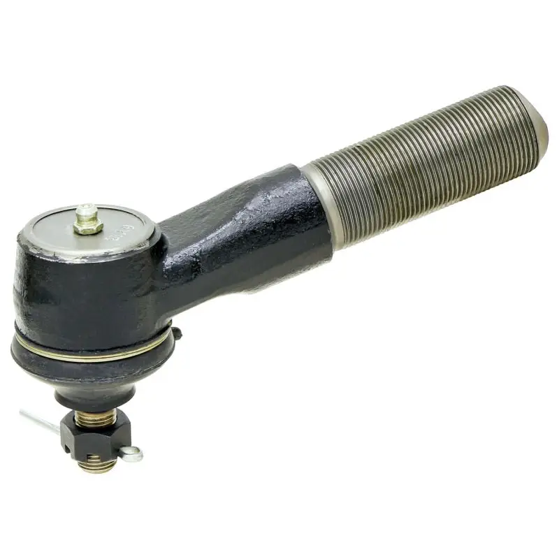 RockJock TJ/LJ/XJ/MJ Currectlync Drag Link End LH Thread - Black and silver metal pipe with metal fitting