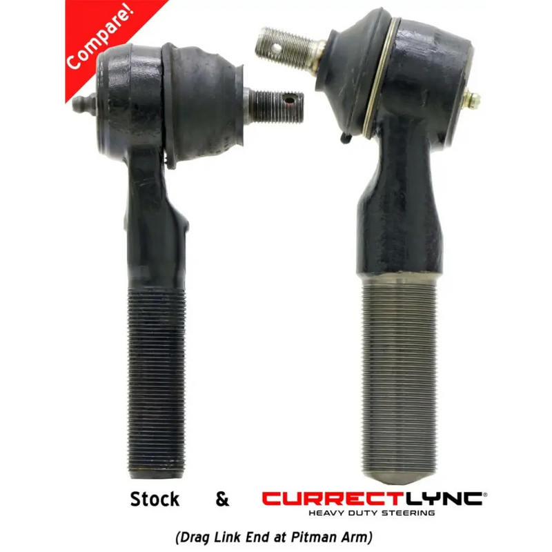 RockJock Currectlync Steering System with front and rear sway links, tie rod, and forged drag link