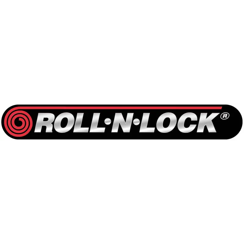 Roll-N-Lock logo displayed on truck bed cover for 16-18 Toyota Tacoma Crew Cab SB.