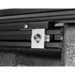 Metal latch attached to Roll-N-Lock 2020 Jeep Gladiator truck bed cover.