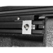 Metal latch attached to Roll-N-Lock truck bed cover on Jeep Gladiator