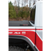 Red and white truck with ’KF’ graphic, Roll-N-Lock 2020 Jeep Gladiator M-Series Tonneau Cover