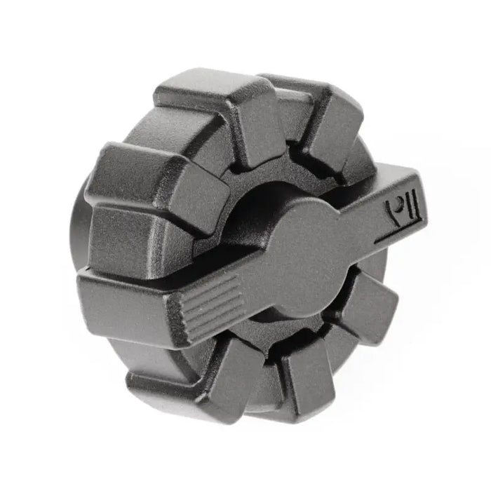 Black plastic screw nut for Rugged Ridge Black Elite Aluminum Fuel Cap.