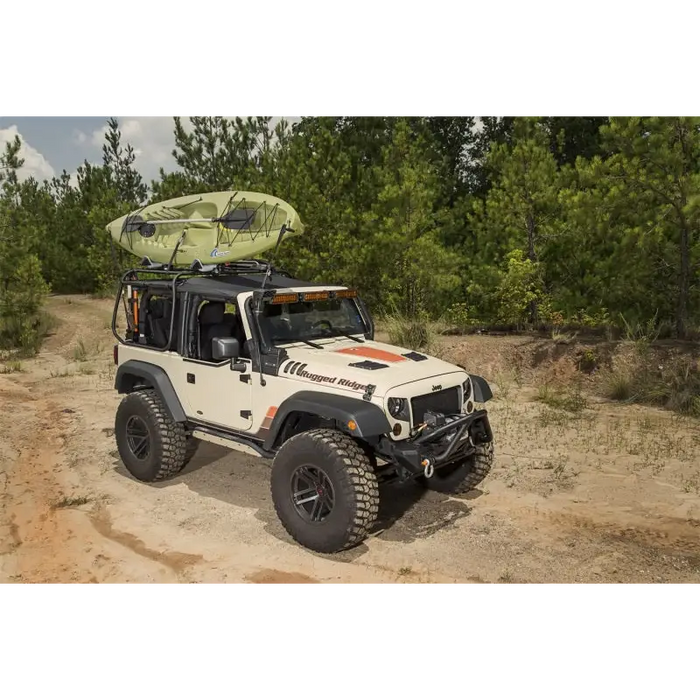 Rugged Ridge Jeep Wrangler XHD Snorkel Kit with Kayak on Top