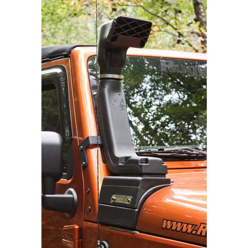 Rugged Ridge 07-18 Jeep Wrangler XHD Snorkel Kit with low mount pre filter for air intake