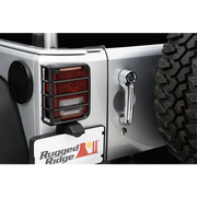 Rugged Ridge Jeep Wrangler rear euro guards bumper mount.