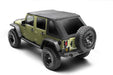 Green rugged ridge flush mount taillight on jeep wrangler jk 2-door and 4-door unlimited