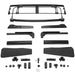 Rugged Ridge black front and rear bumper bars for Jeep Wrangler JK Voyager Frameless Soft Top