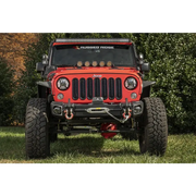 Rugged Ridge Jeep Wrangler JK Arcus Front Bumper in Field