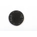 Black plastic gas cap door knob for Jeep Wrangler and Ford Bronco.